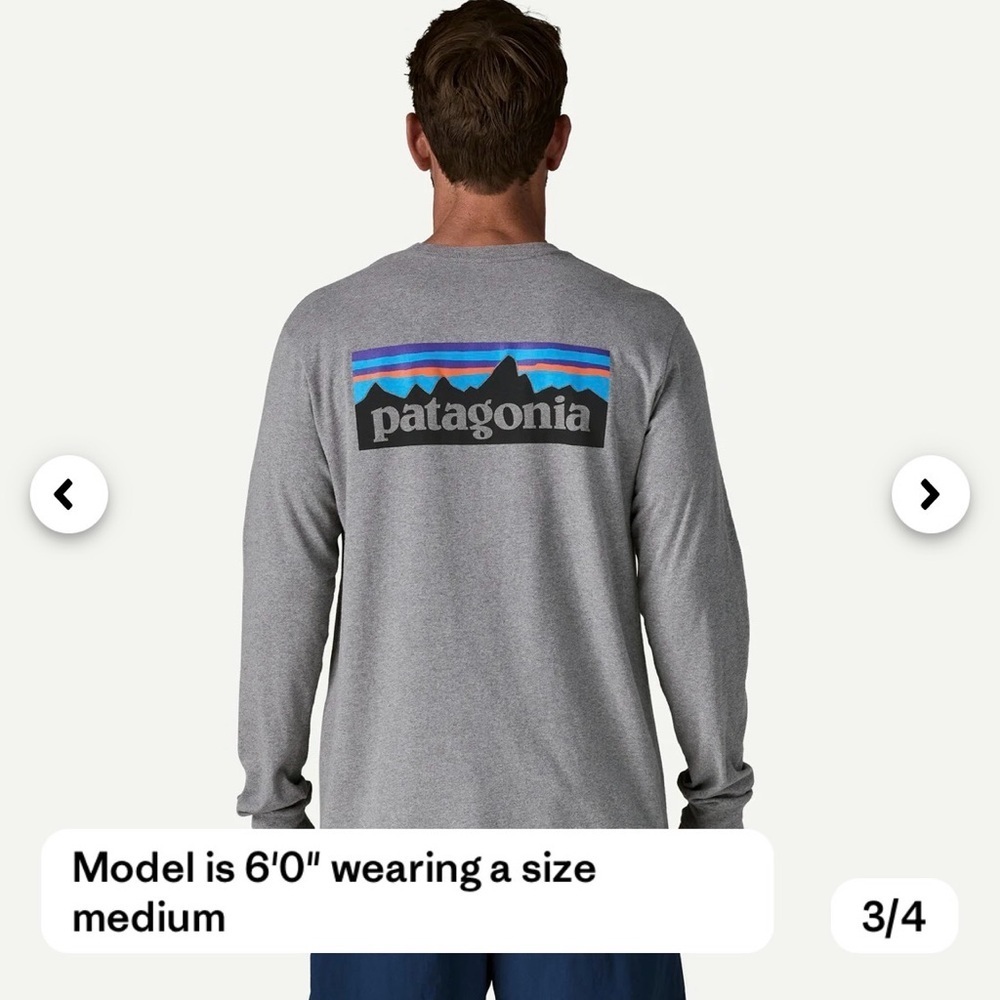 Patagonia Responsibili-tee long sleeve.